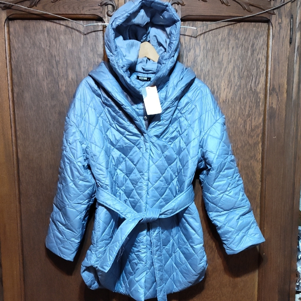 Brilliant Blue Soft Quilted Women's Jacket.